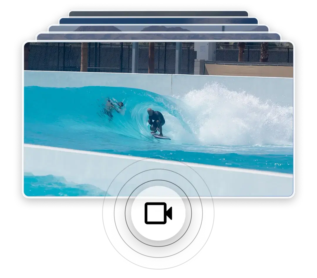 Every wave is captured
